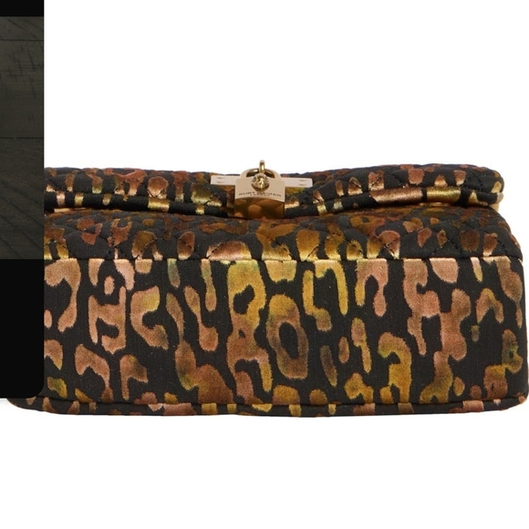 Kurt Geiger NWT Leopard Print Velvet Mini Brixton Crossbody Bag - Picture 8 of 9